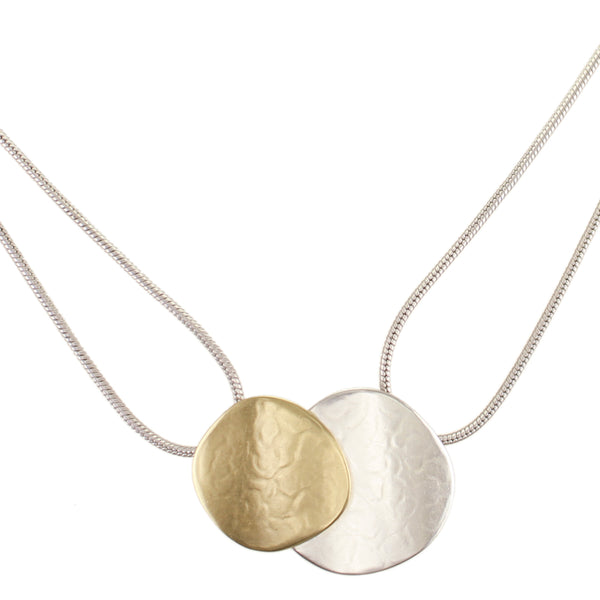 Double Organic Polka Dot Necklace