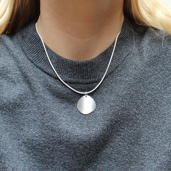 Small Organic Polka Dot Necklace