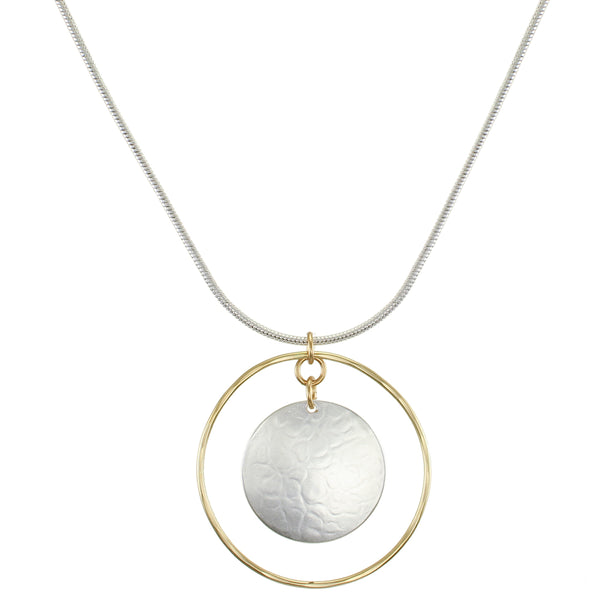 Hanging Disc Necklace