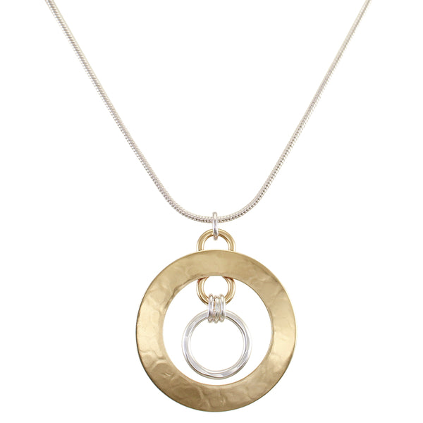 Large Ring Frame Necklace