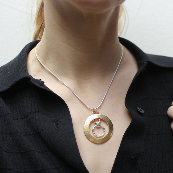 Large Ring Frame Necklace