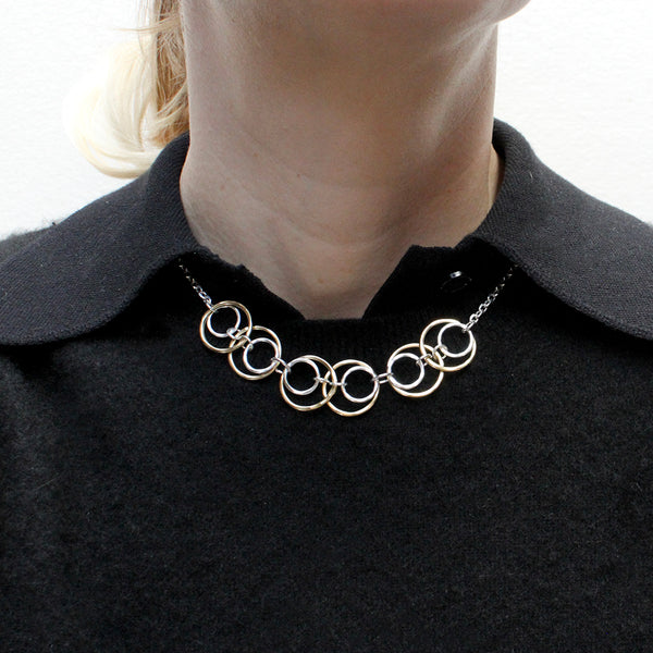 Layered Rings Necklace