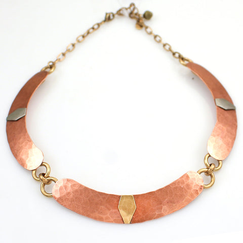 Link Tri-Metal Marjorie Baer Vintage Necklace