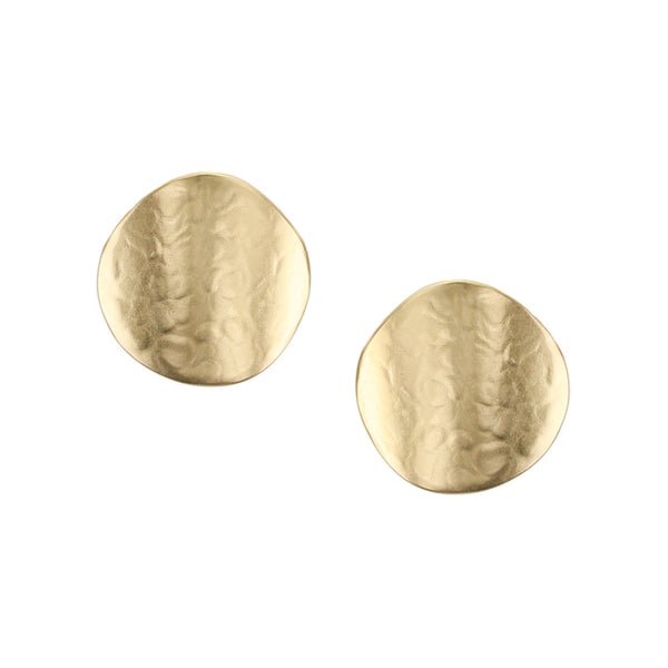 Medium Organic Polka Dot Post or Clip Earring