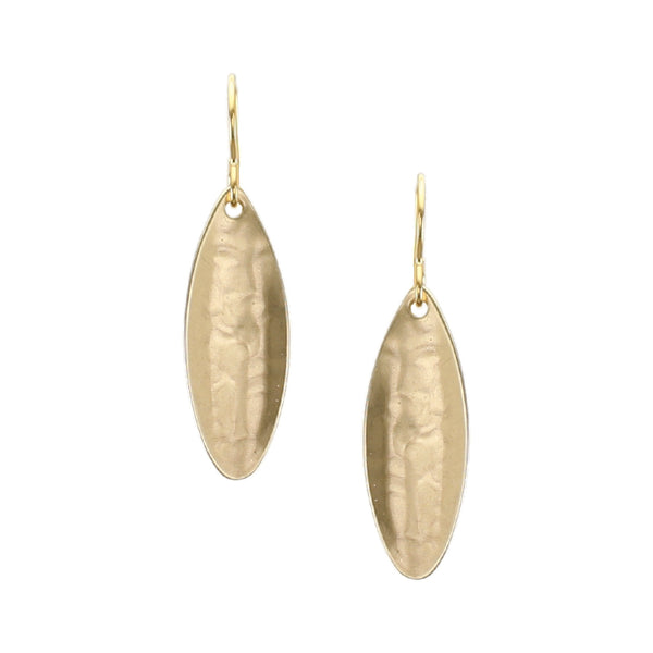 Small Concave Oval Wire Earring