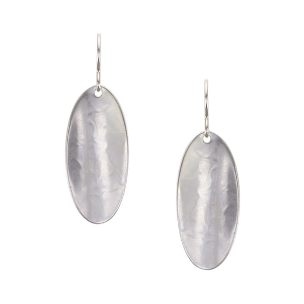 Medium Concave Oval Wire Earring