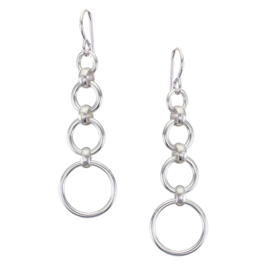 Tiered Rings Wire Earring