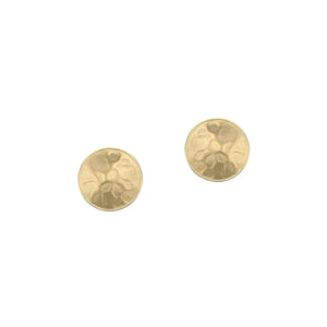 Small Dished Disc Post Earring