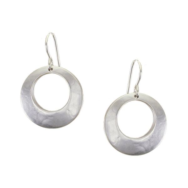 Medium Back To Back Cutout Discs Wire Earring