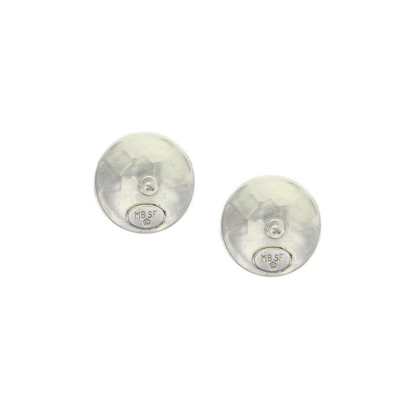 Medium Dished Disc Post Earring