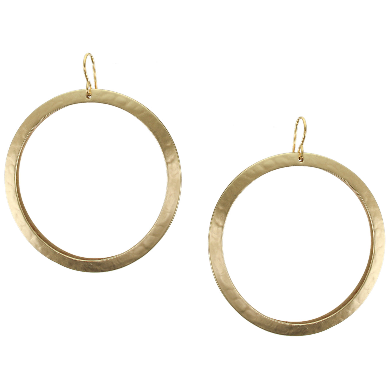 Extra Large Back to Back Hoop Wire Earring