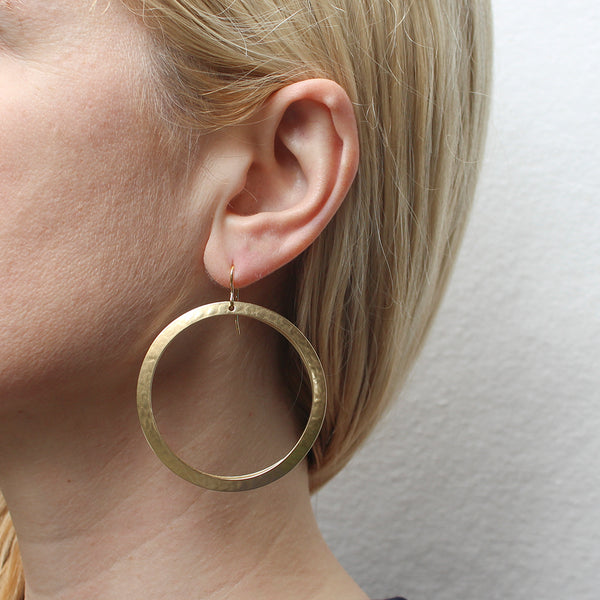 Extra Large Back to Back Hoop Wire Earring