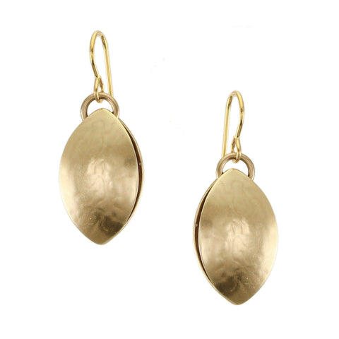 Leaf Pod Wire Earrings