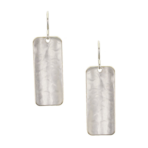 Medium Rounded Rectangle Wire Earrings
