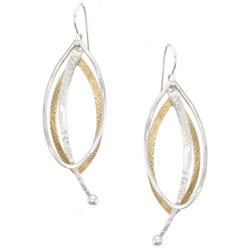 Layered Oval and Pendulum Earring – Marjorie Baer Accessories