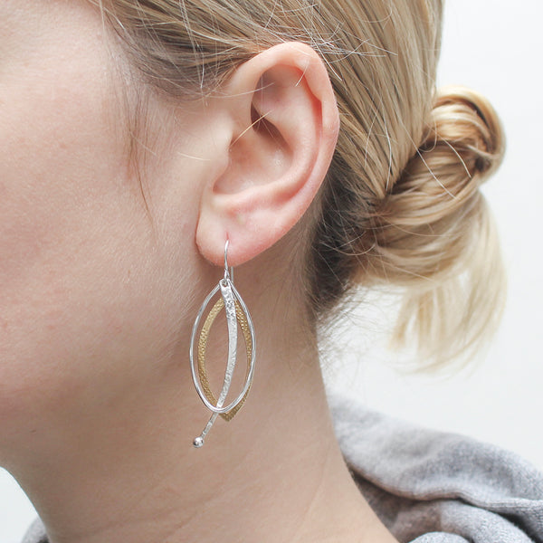 Layered Oval and Pendulum Earring – Marjorie Baer Accessories