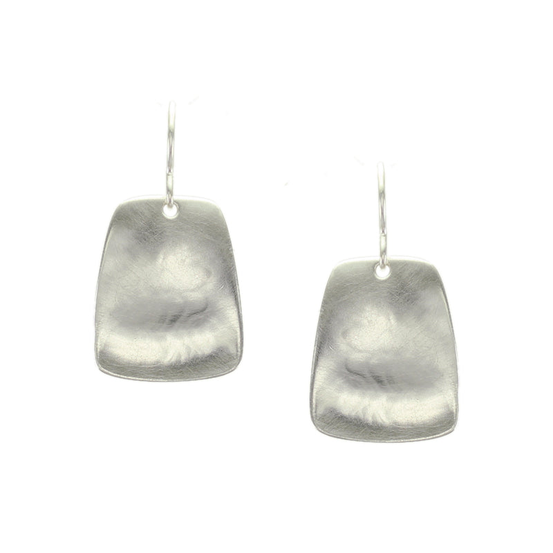 Small Rounded Tapered Rectangle Wire Earring