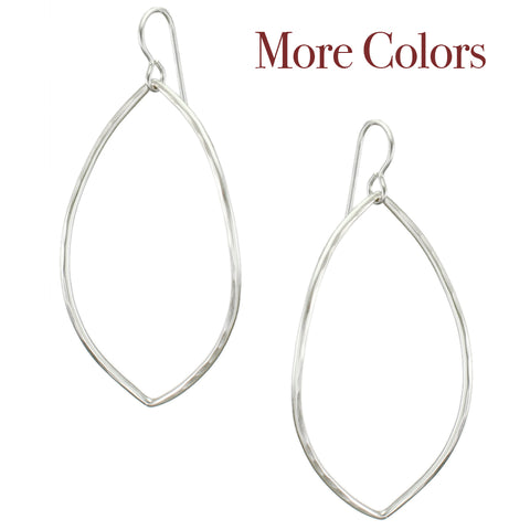 Large Wire Leaf Wire Earring