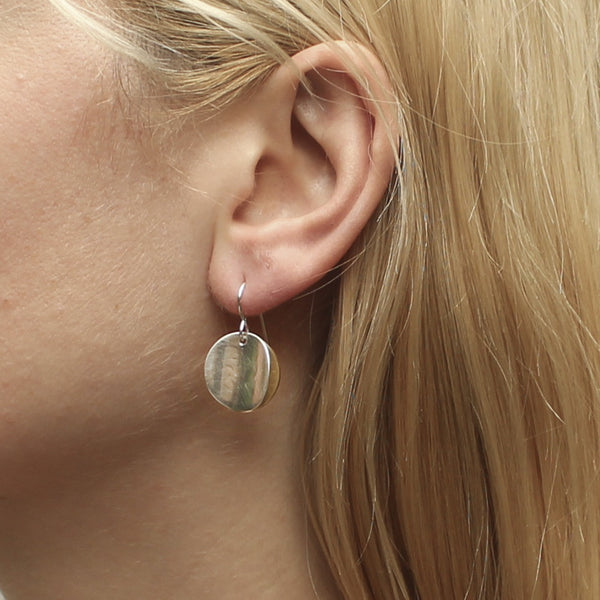 Concave Convex Disc Earring