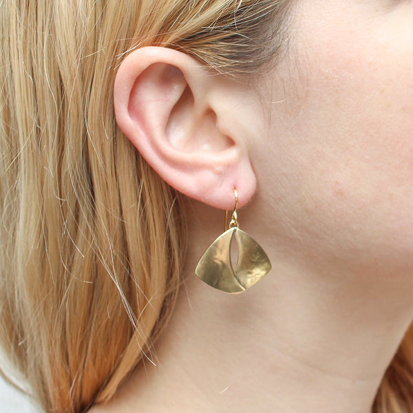 Overlapping Fins Earring