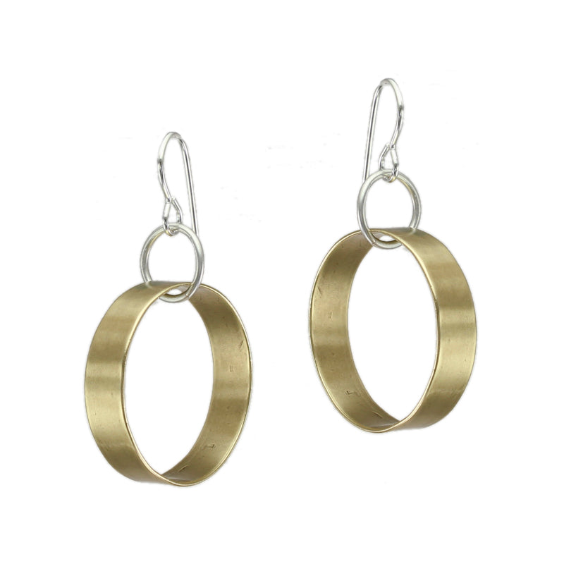 Small Ring with Wide Hoop Earring