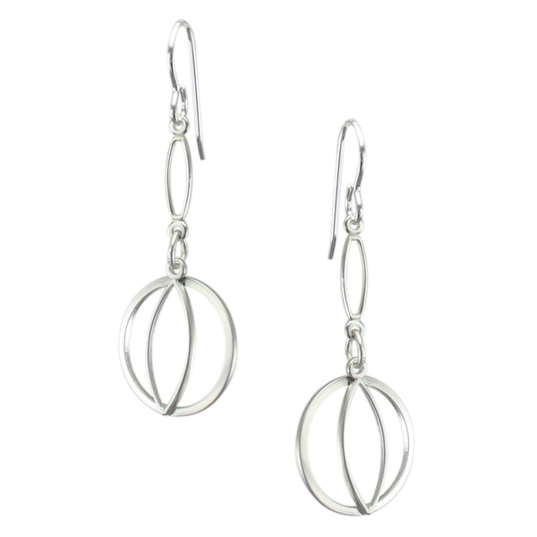 Layered Pointed Oval Rings Earring
