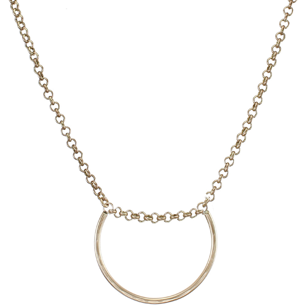 Small Arch with Chain Necklace
