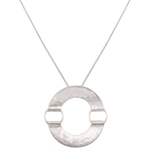 Large Hinged and Folded Rings Rings Necklace