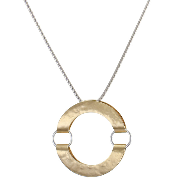 Medium Hinged and Folded Rings Rings Necklace