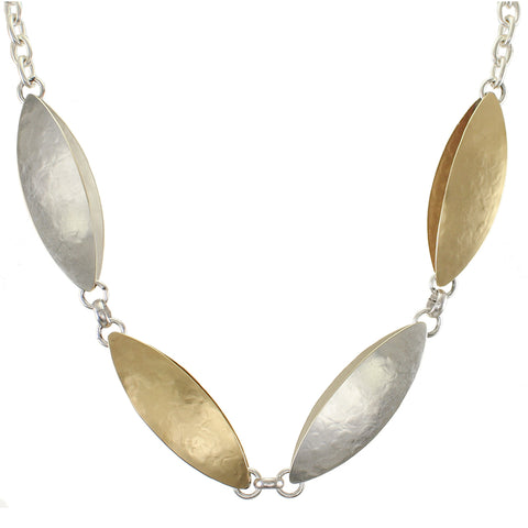 Long Leaf Pods Necklace