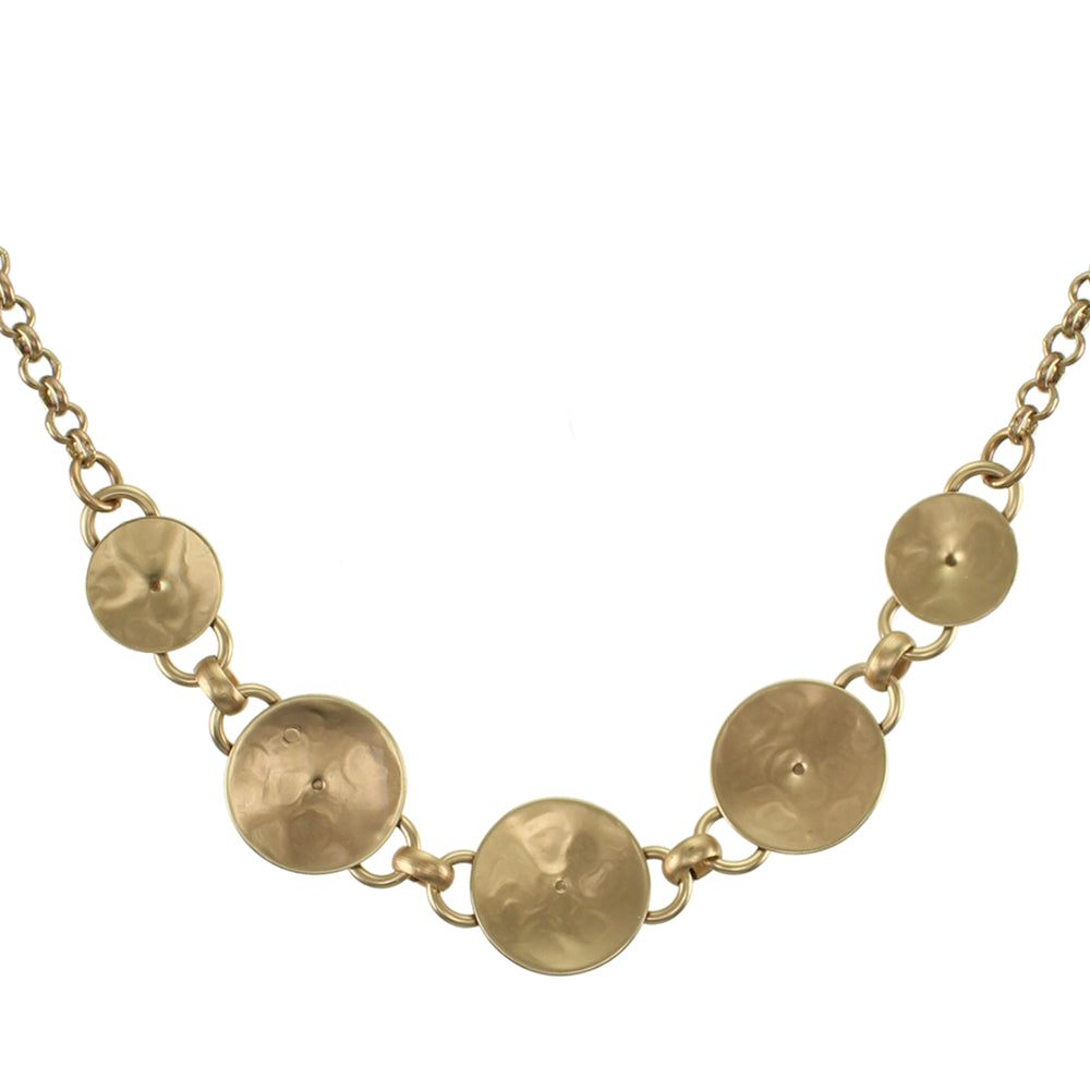 Linked Cymbals Necklace