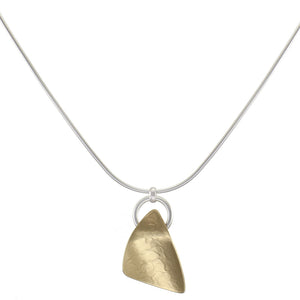 Rounded Triangle with Ring Necklace