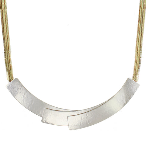 Large Layered Arcs Necklace