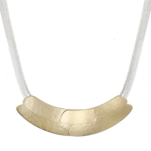 Overlapping and Layered Curves Necklace