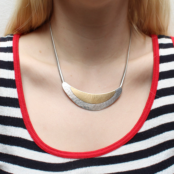 Layered Crescents Necklace
